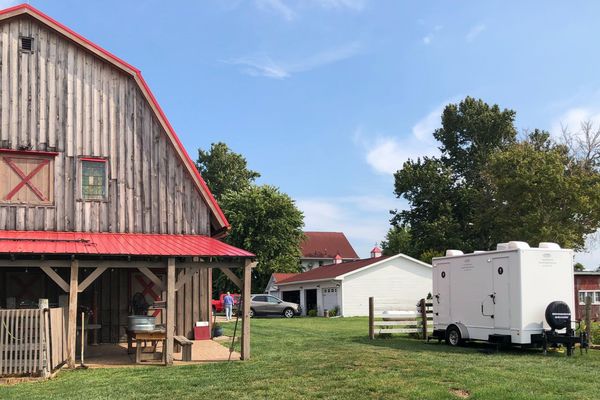 Luxury Porta Potty Rentals for events in Champaign County